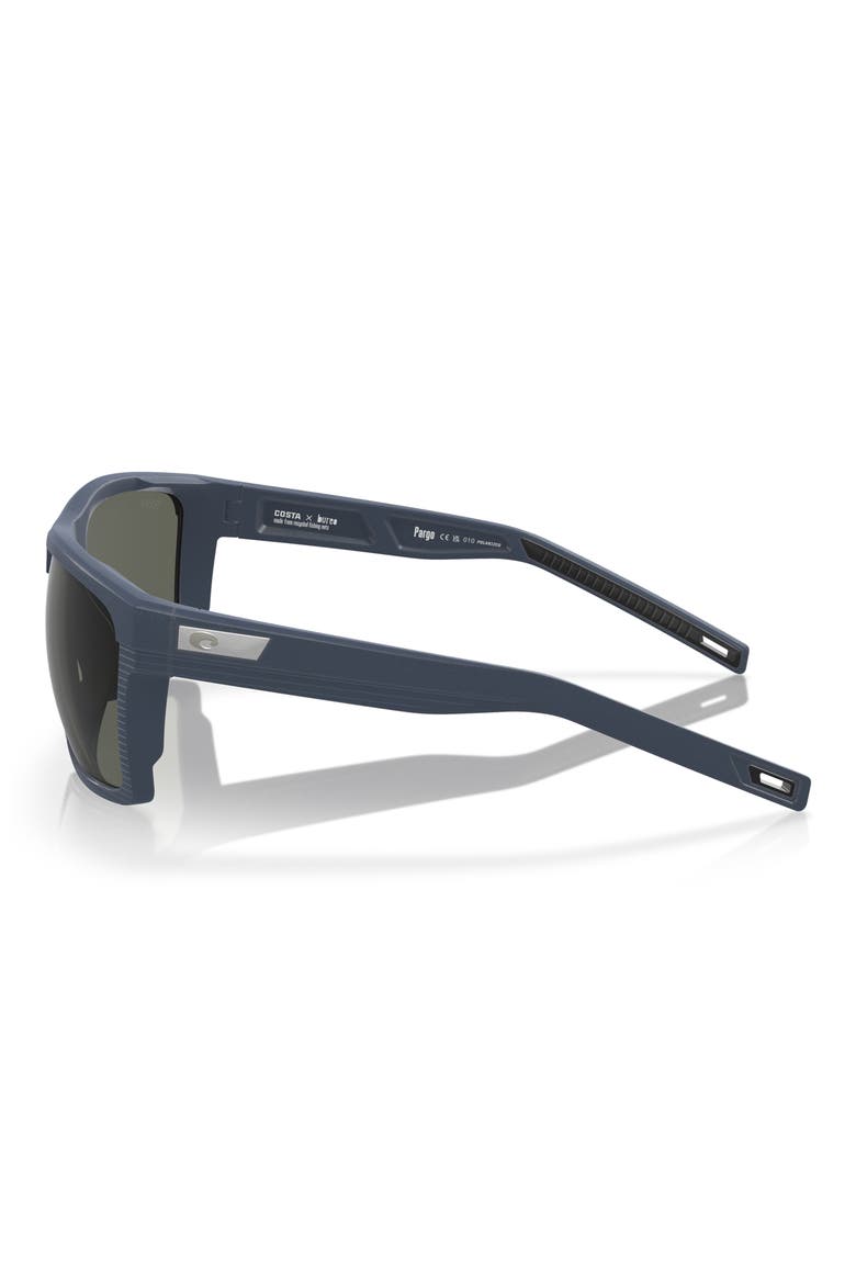 Pargo 61mm Polarized Square Sunglasses, Alternate, color, GREY
