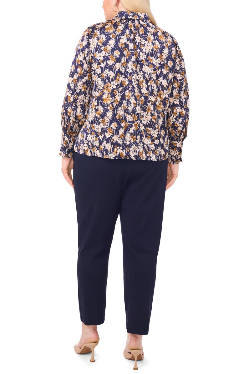 Halogen<sup>®</sup> Satin Button-Up Top, Alternate, color,