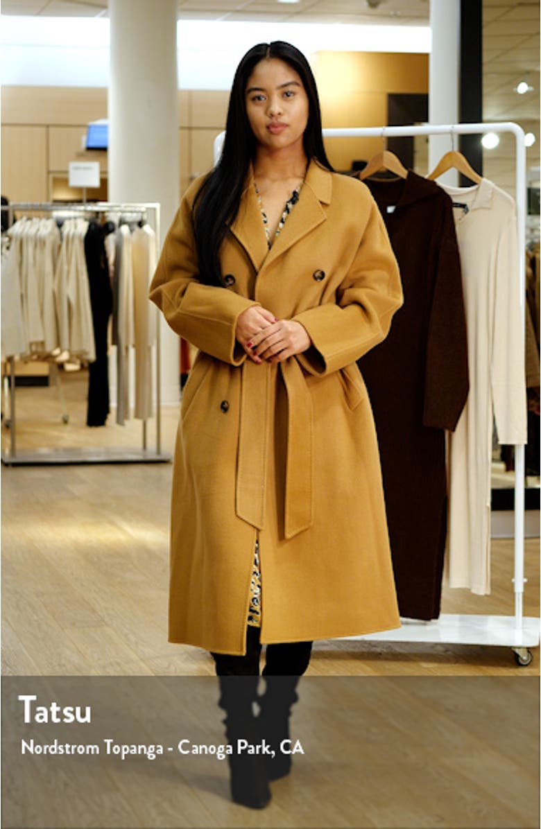 Collette Wool Wrap Coat, sales video thumbnail