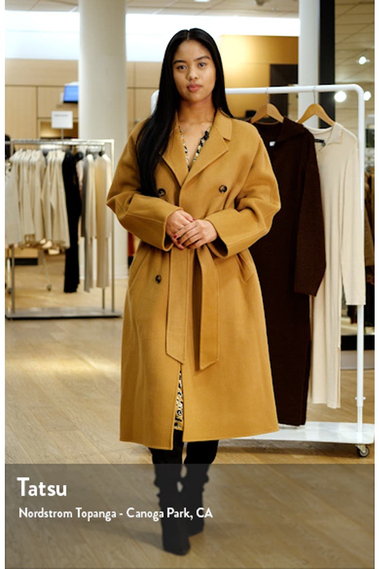 Collette Wool Wrap Coat video