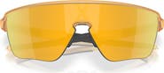 Oakley Corridor 142mm Semi Rimless Prizm™ Polarized Shield Sunglasses