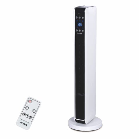 29 in. Oscillating Tower Heater w/ Digital Temperature Readout & Remote