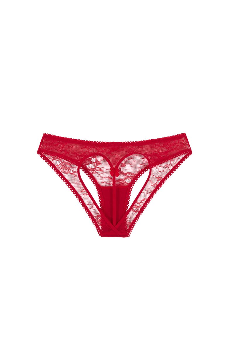 Adore Me Amore Cheeky Panties, Alternate, color, Dark Red