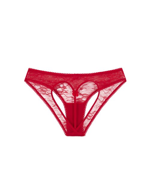 Adore Me Amore Cheeky Panties In Dark Red
