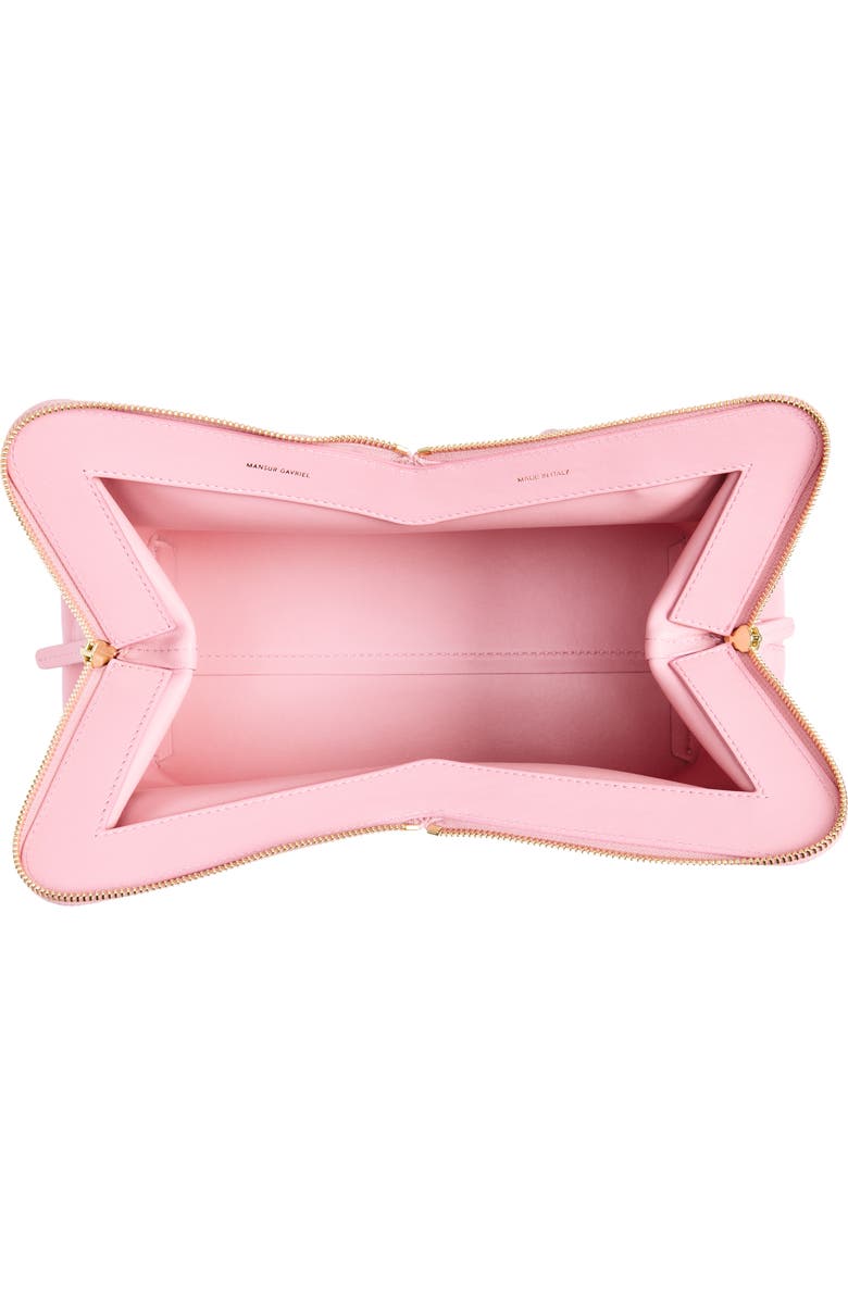 Mansur Gavriel M Frame Leather Shoulder Bag, Alternate, color, Flamingo