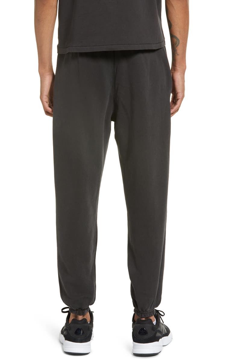 Elwood Core Organic Cotton Brushed Terry Sweatpants, Alternate, color, Vintage Black