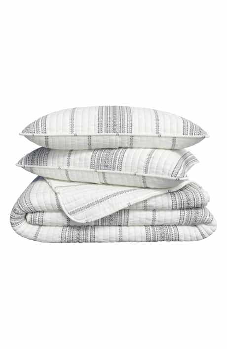 Woven & Weft Farmhouse Stripe Quilt Set