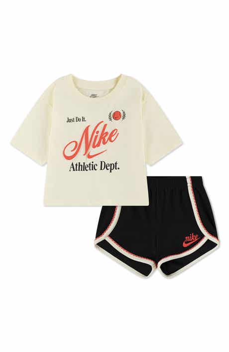 Nike Athletic Department Logo Graphic T-Shirt & Shorts Set
