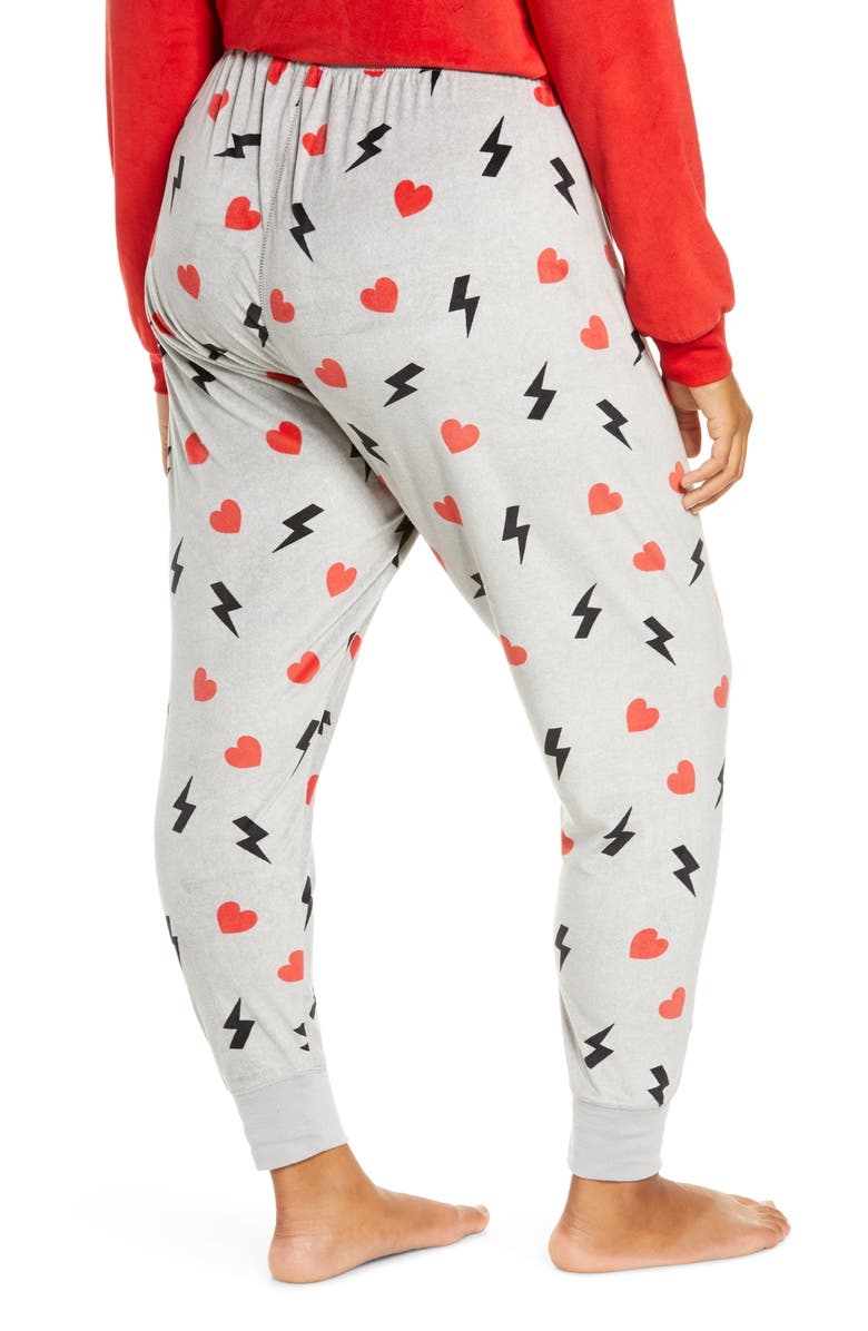 PJ Salvage Silky Velour Jam Pajama Pants, Alternate, color, 