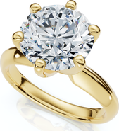 Bliss Diamond 2 1/2 Carat Certified Diamond Solitaire Engagement Ring 14k Gold Lab Grown