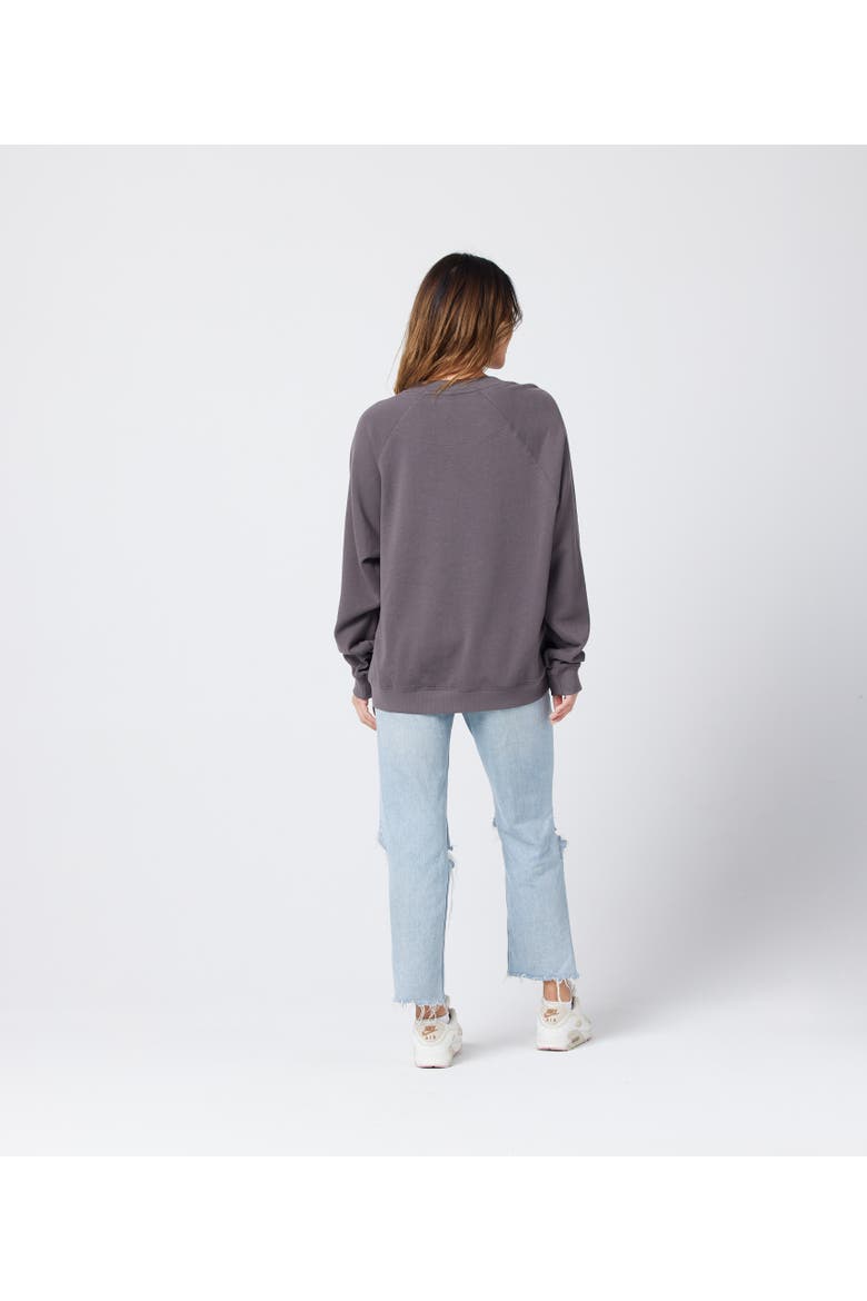 Women's Raglan Sweatshirt, Alternate, color, Charcoal