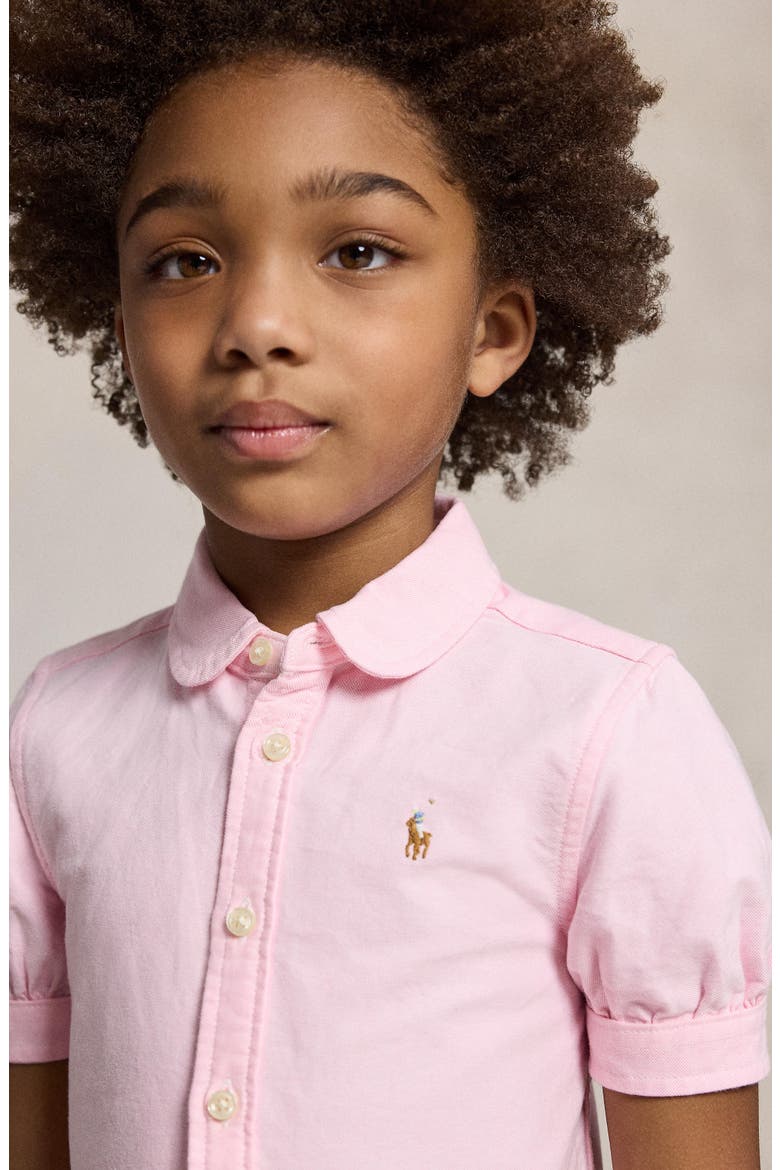 pink ralph lauren oxford dress Pink short sleeve Oxford dress brand POLO RALPH LAUREN   Globalbrandsstore.com/en