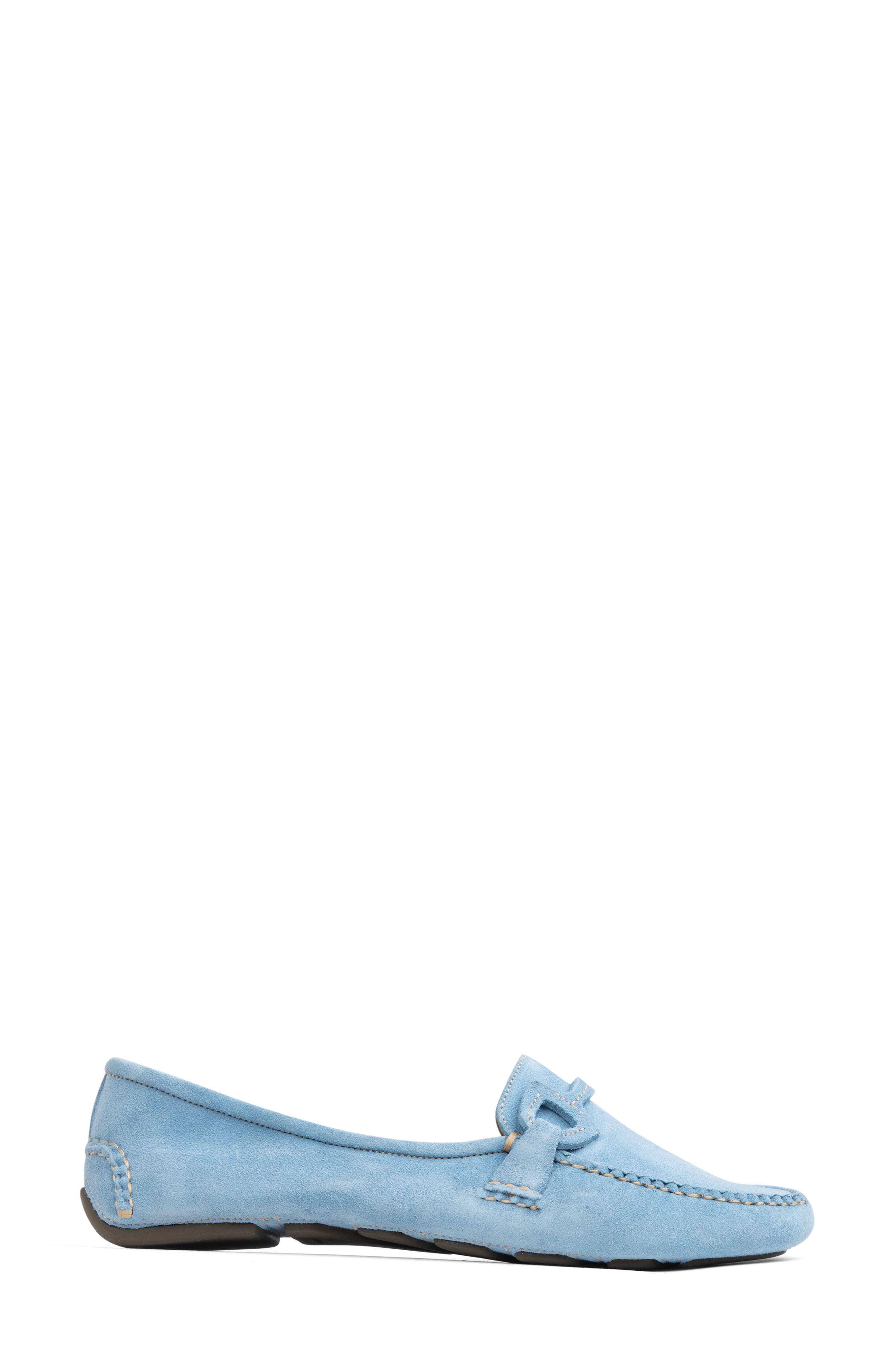 Jane Bit Loafer, Alternate, color, FRENCH BLUE SUEDE