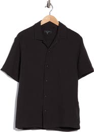 rag & bone Alan Cotton Gauze Camp Shirt