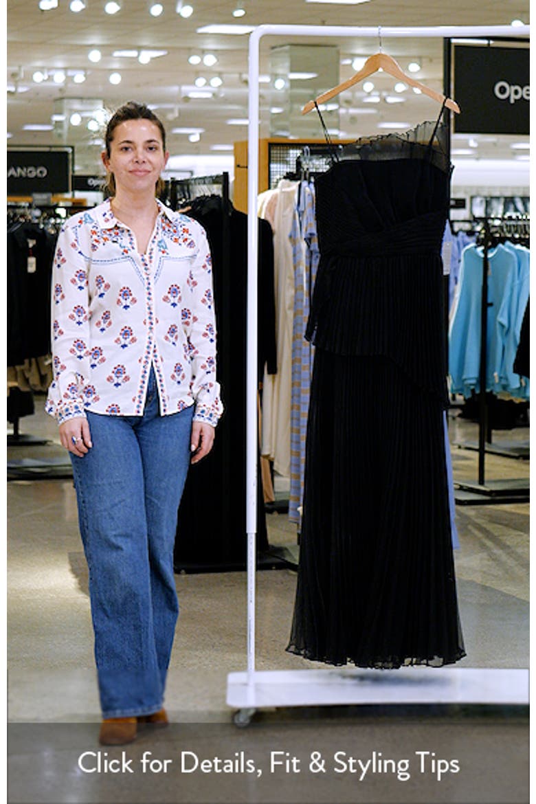 Fan Pleated Tulle Gown video