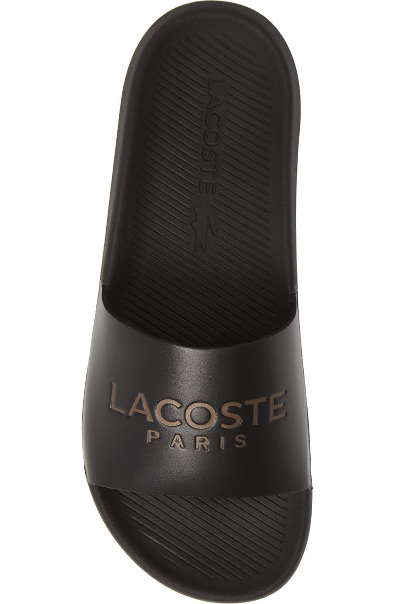 Lacoste Croco Slide Sandal, Alternate, color,