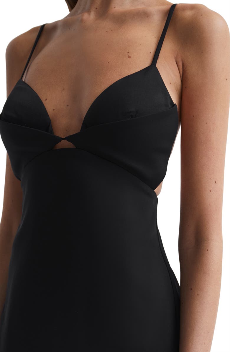 Reiss Rochelle Drape Midi Dress, Alternate, color,