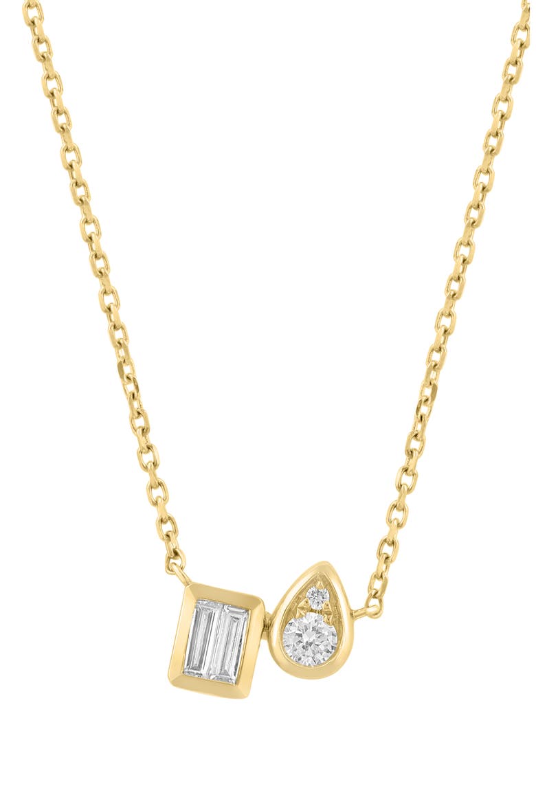 Diamond Pendant Necklace, Alternate, color, WHITE