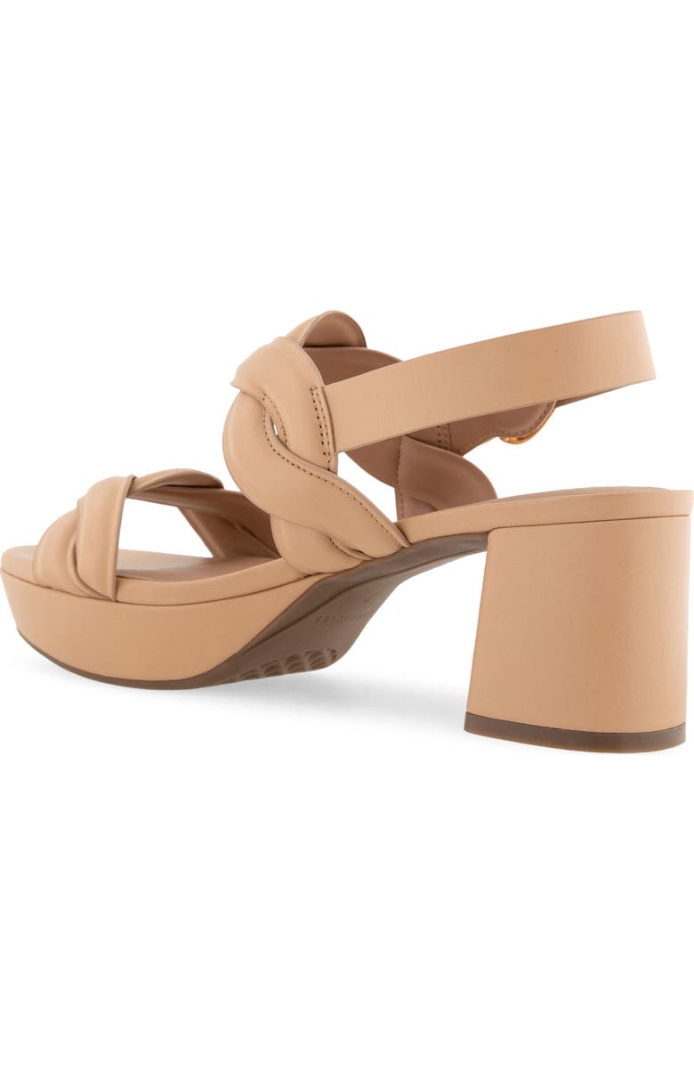 Aerosoles Camea Platform Sandal, Alternate, color, Beige Bisque Leather