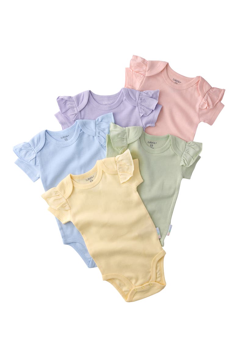 Rory Assorted 5-Pack Bodysuits, Main, color, HAZE