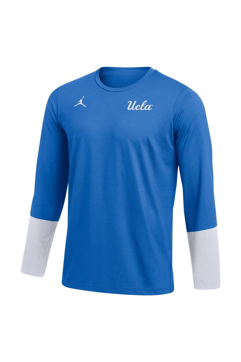 Men's Jordan Brand Blue UCLA Bruins Football Performance Long Sleeve T-Shirt, Alternate, color, Blue