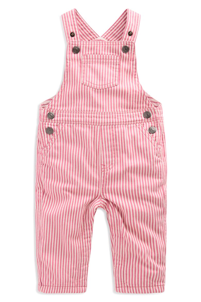 Kids' Stripe Overalls, Main, color, PINK STRIPE