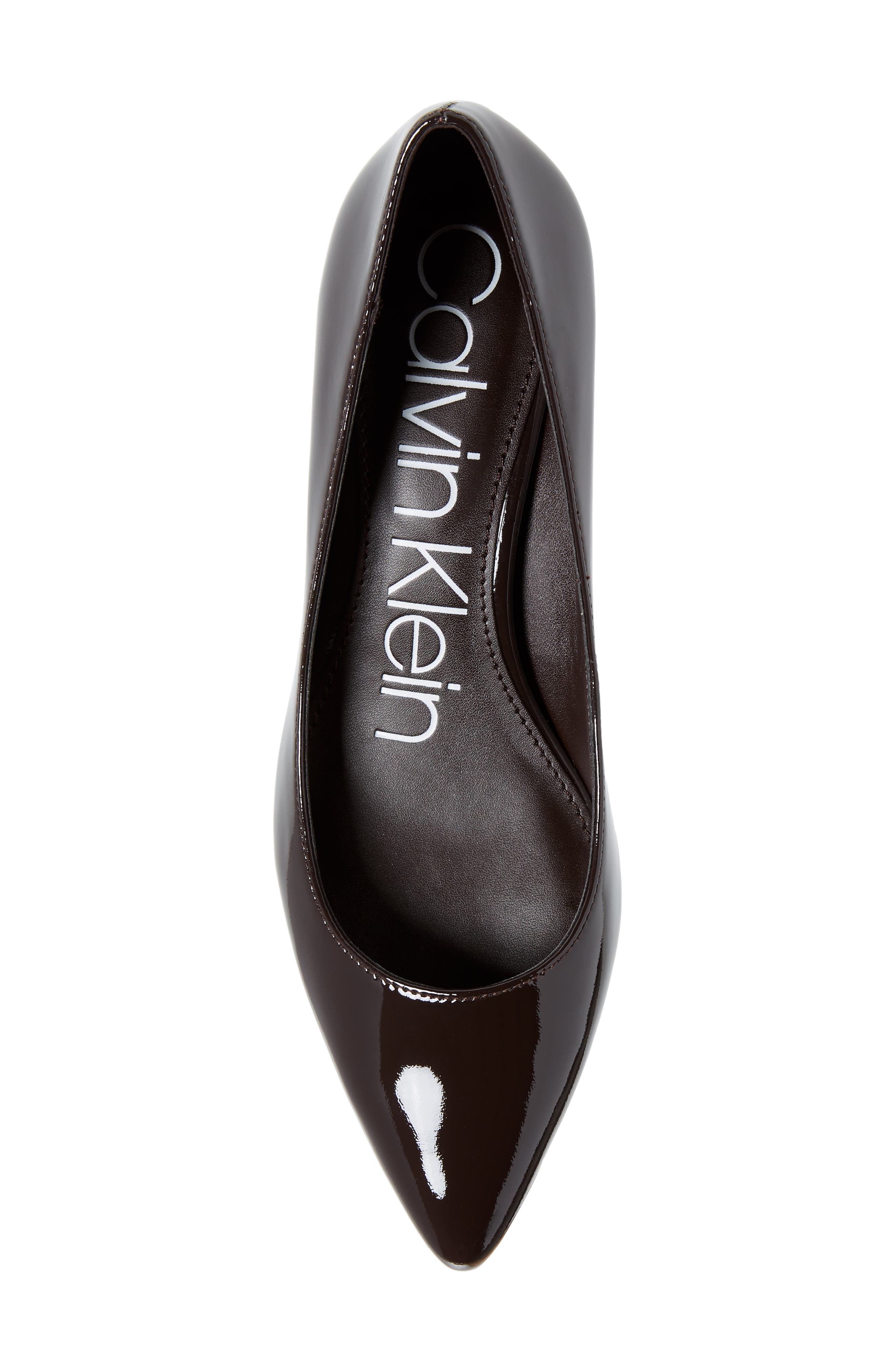Gabrianna Pump, Alternate, color, MAHOGANY LEATHER
