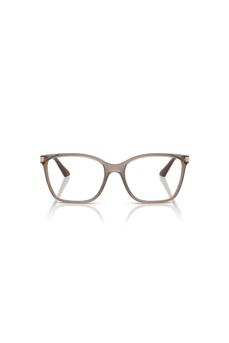 51mm Square optical glasses, Alternate, color, Brown