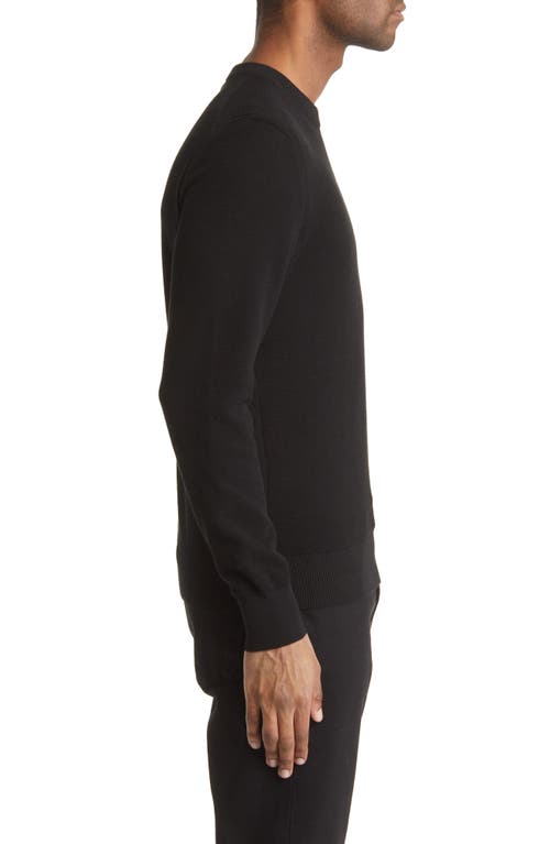 HUGO BOSS BOSS ECAIO SOLID CREWNECK SWEATER 