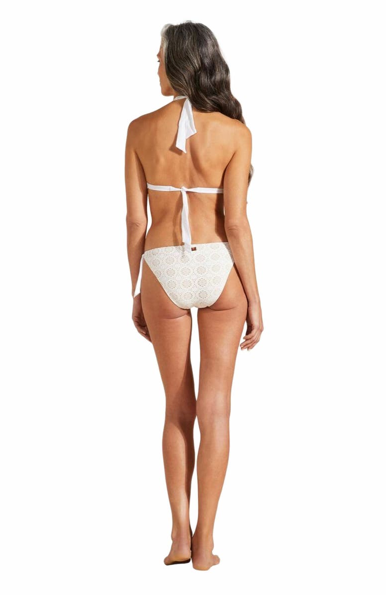 Vilebrequin Women's Broderies Anglaises Halter Bikini Top, Alternate, color, 