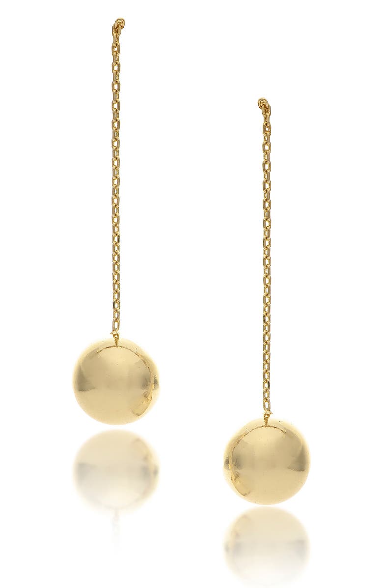 RIVKA FRIEDMAN Polished Bead on Chain Drop Earrings, Main, color, 