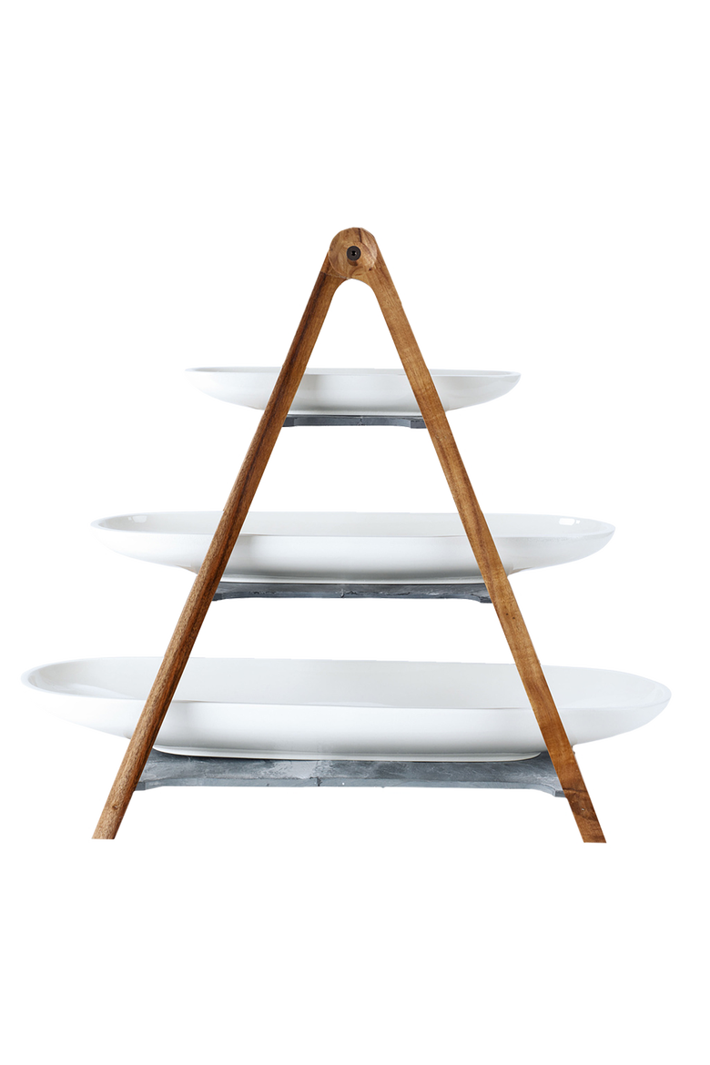 Artesano Original Eye Catcher Centerpiece  Set of 4 pieces, Main, color, white