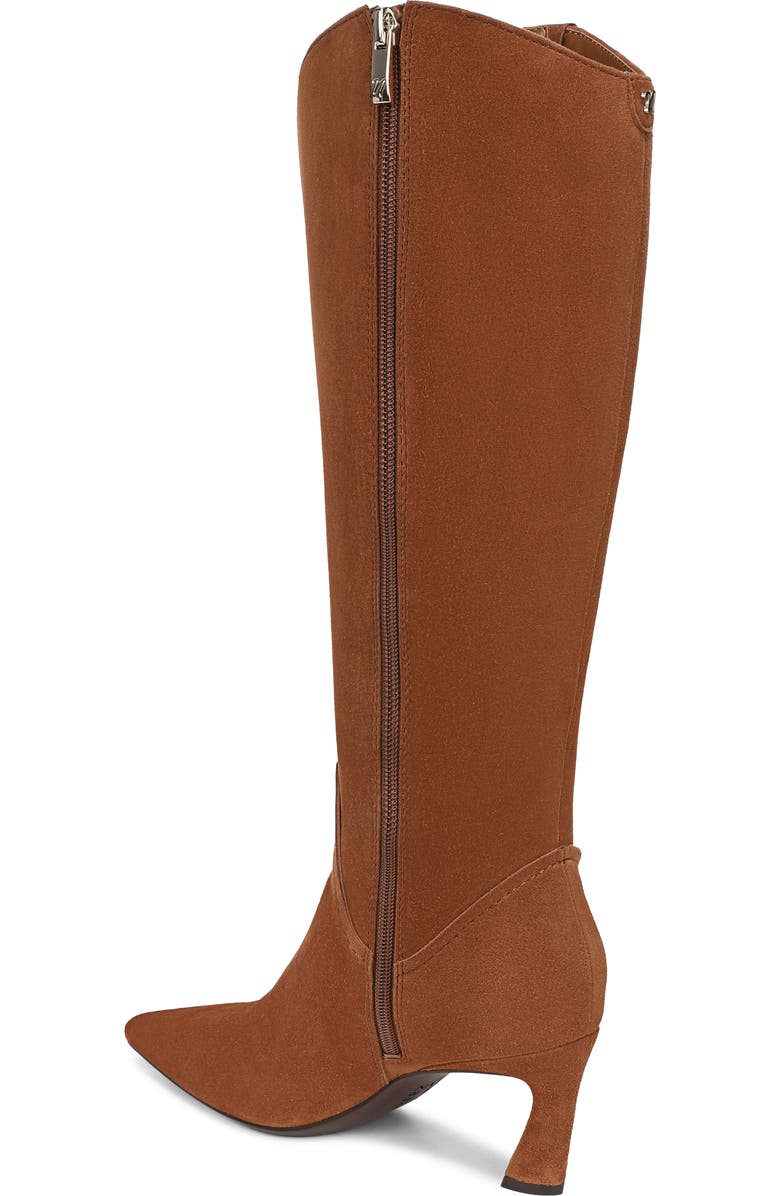 Naturalizer Emily Pointed Toe Knee High Boot, Alternate, color, Dark Chestnut Brown