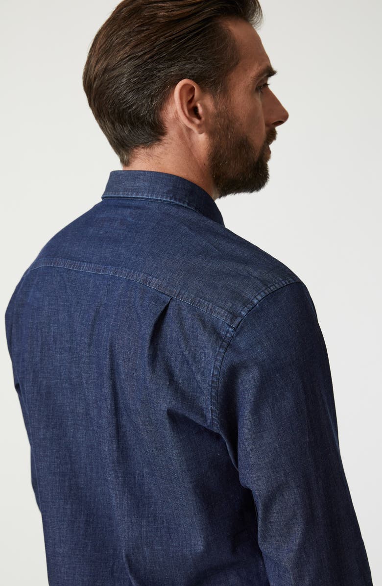 34 Heritage Stretch Denim Button-Up Shirt, Alternate, color, Medium