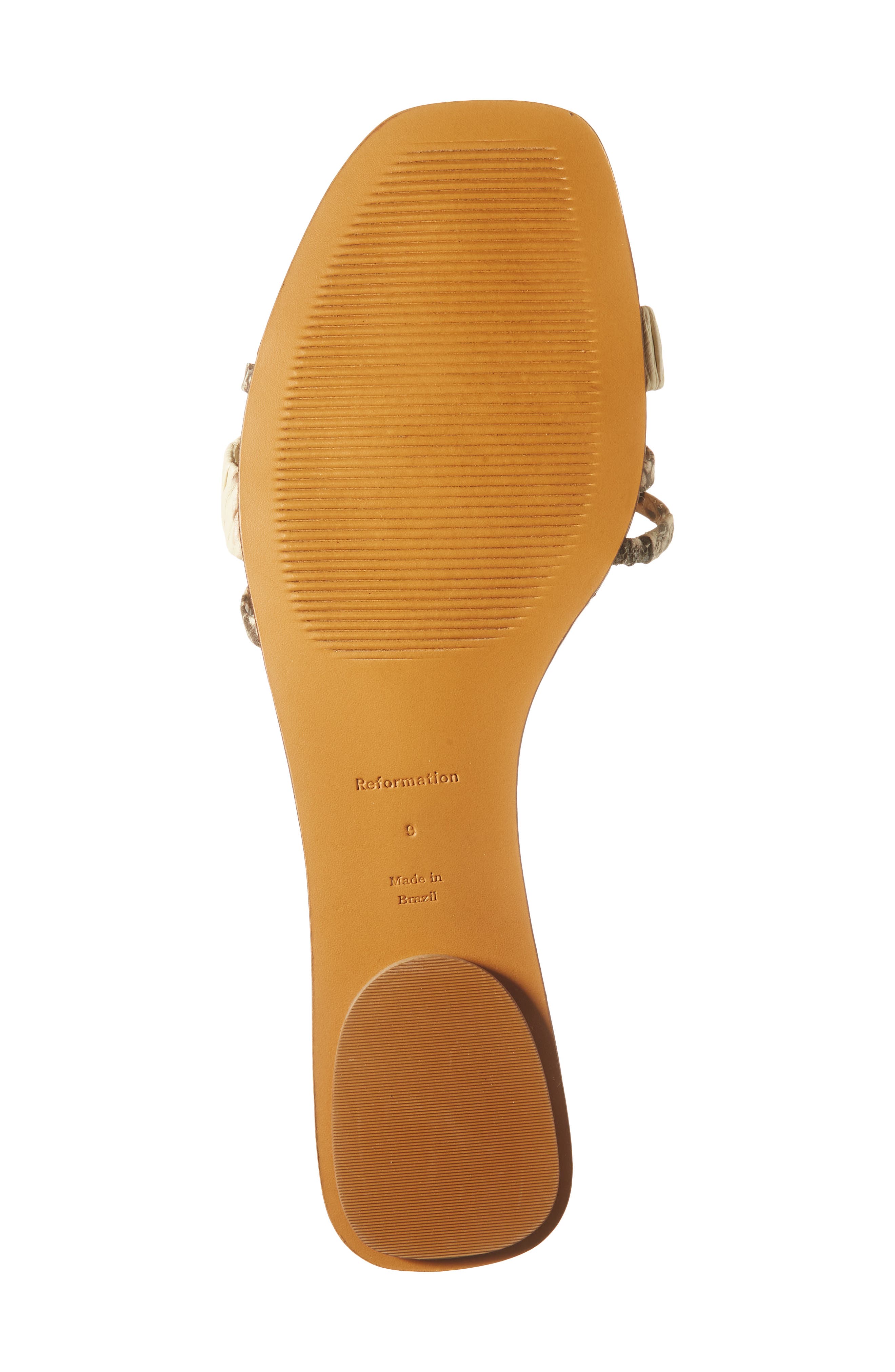 Reformation Katrina Strappy Slide Sandal, Alternate, color, 