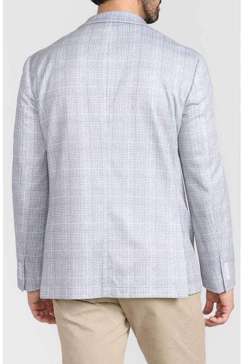 Gray Plaid Blazer, Alternate, color, GREY