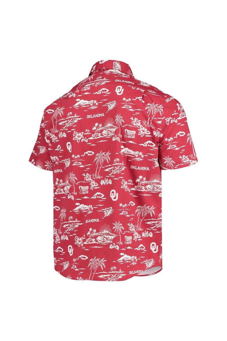 Men's Reyn Spooner Crimson Oklahoma Sooners Classic Button-Down Shirt, Alternate, color, Crimson