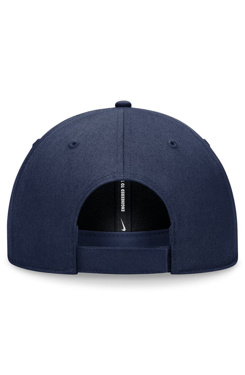 Nike Men's Nike Navy Milwaukee Brewers Evergreen Club Performance Adjustable Hat, Alternate, color, 