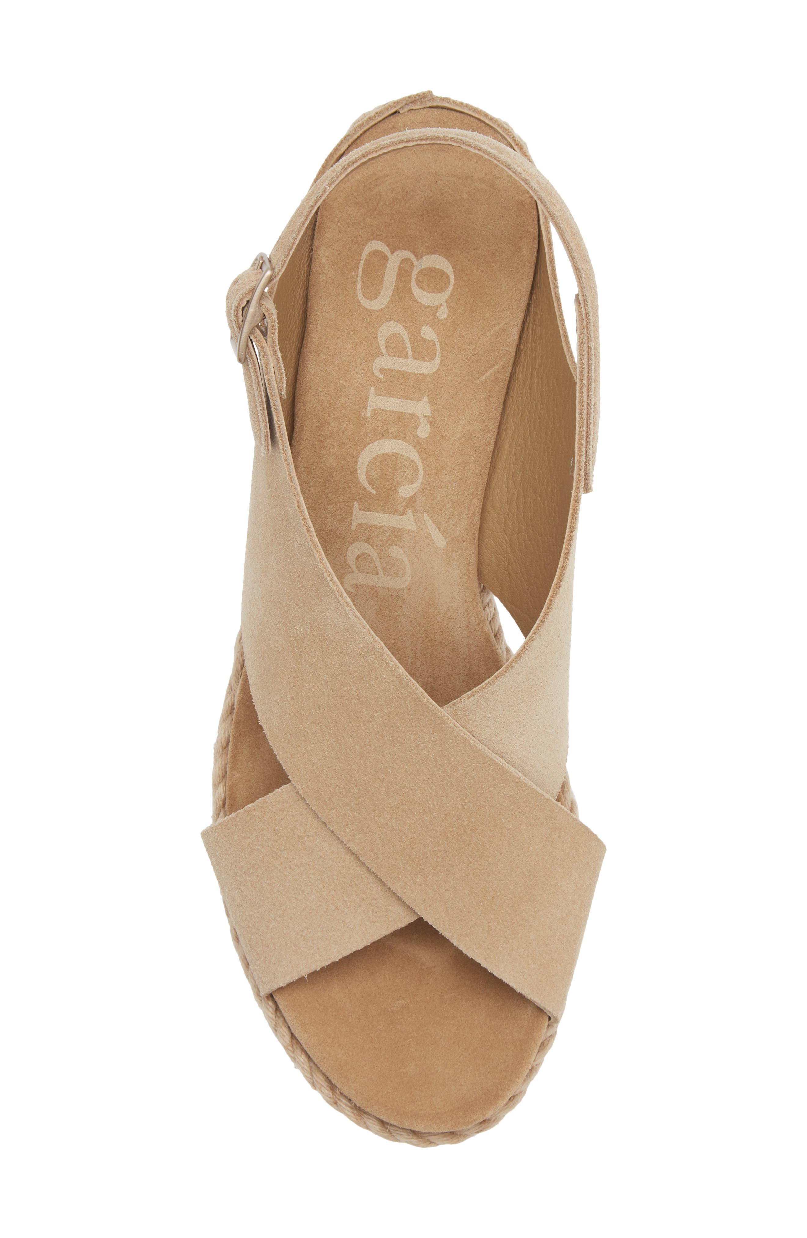 Avis Platform Wedge Sandal, Alternate, color, DIJON CASTORO