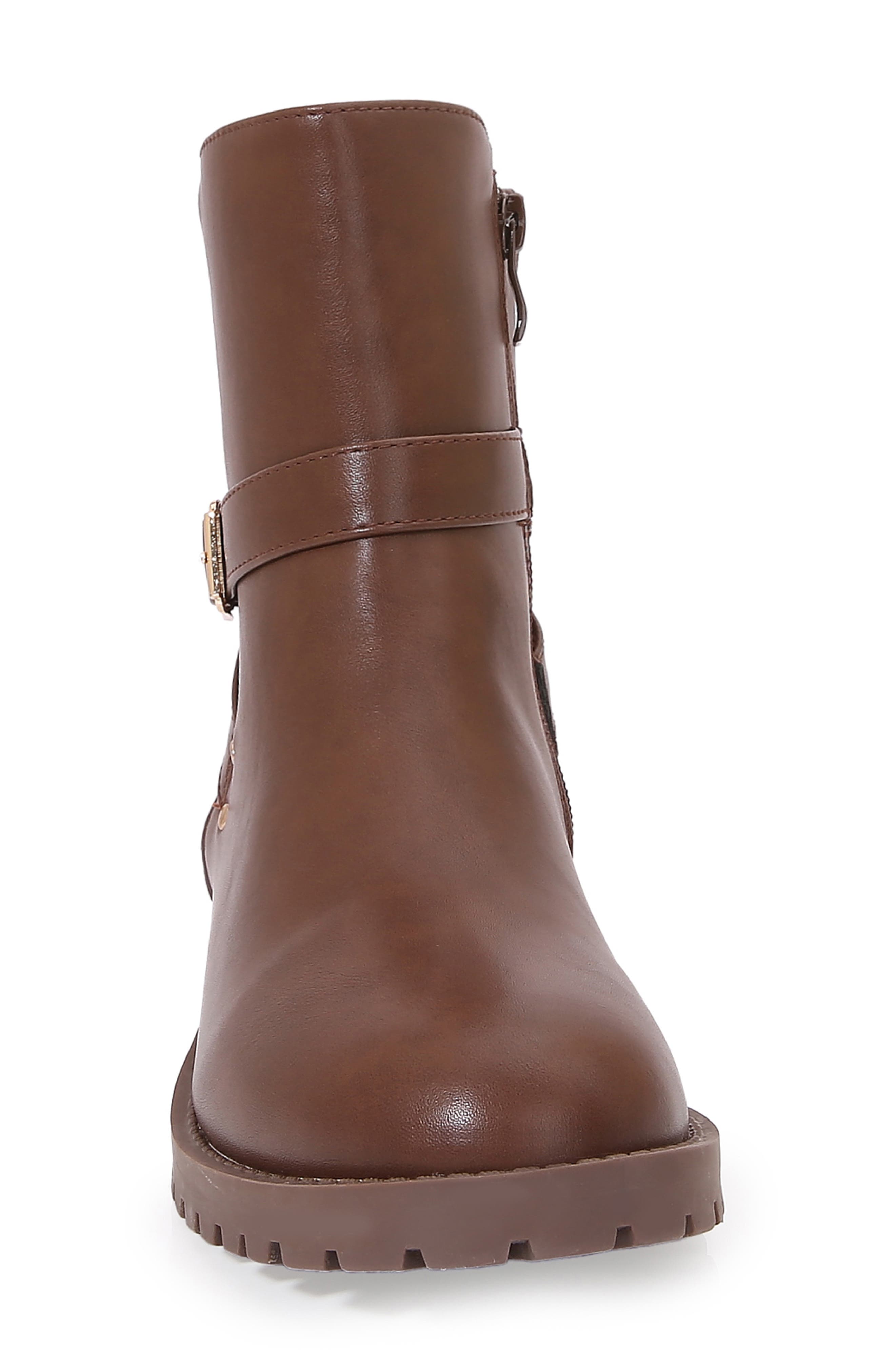 Lug Sole Bootie, Alternate, color, BROWN