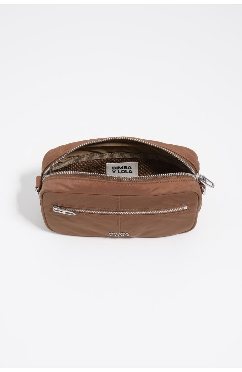 Bimba y Lola Small Nylon Crossbody, Alternate, color, Nougat