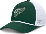 FANATICS Men's Fanatics Green/White Detroit Red Wings Bermuda A-Frame Adjustable Hat