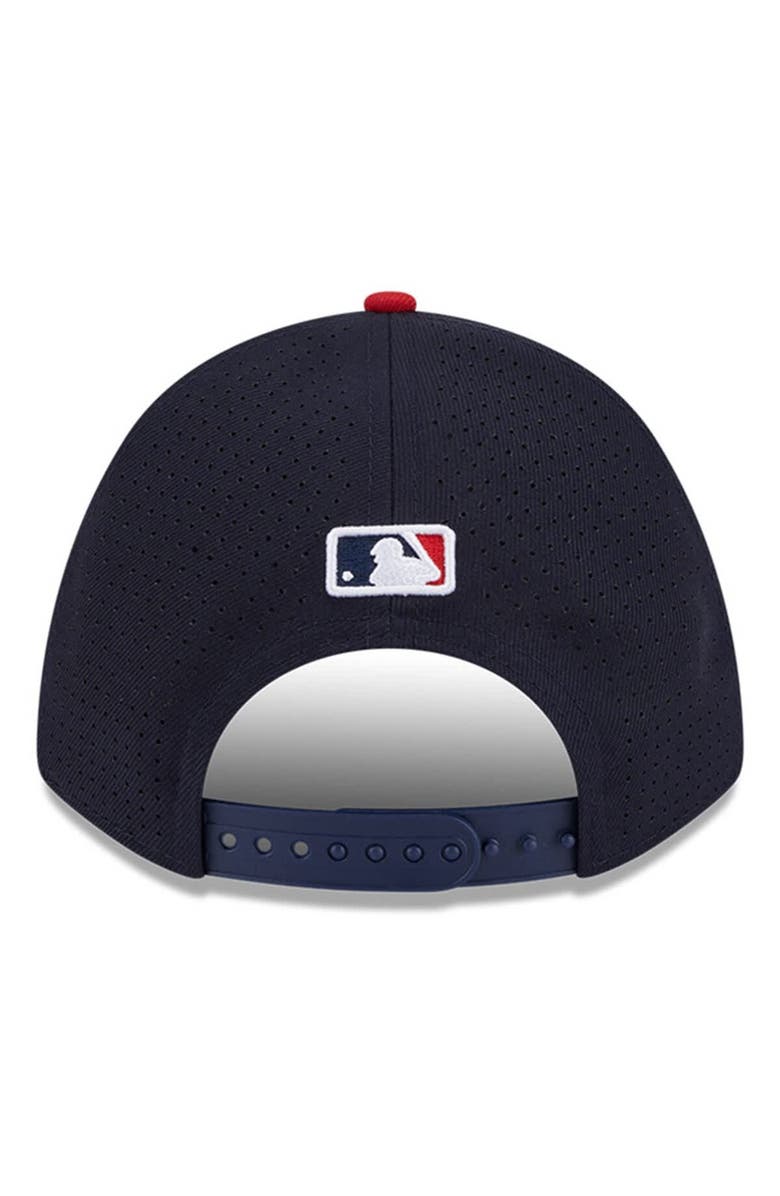New Era Men's New Era Navy/Red  Texas Rangers 2025 MLB All-Star Game Workout 9FORTY M-Crown Adjustable Hat, Alternate, color, Navy