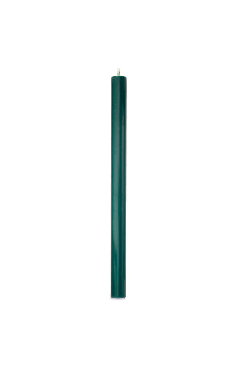 Color Studio 12" Dark Green Straight Candles -Set of 12, Alternate, color, Green