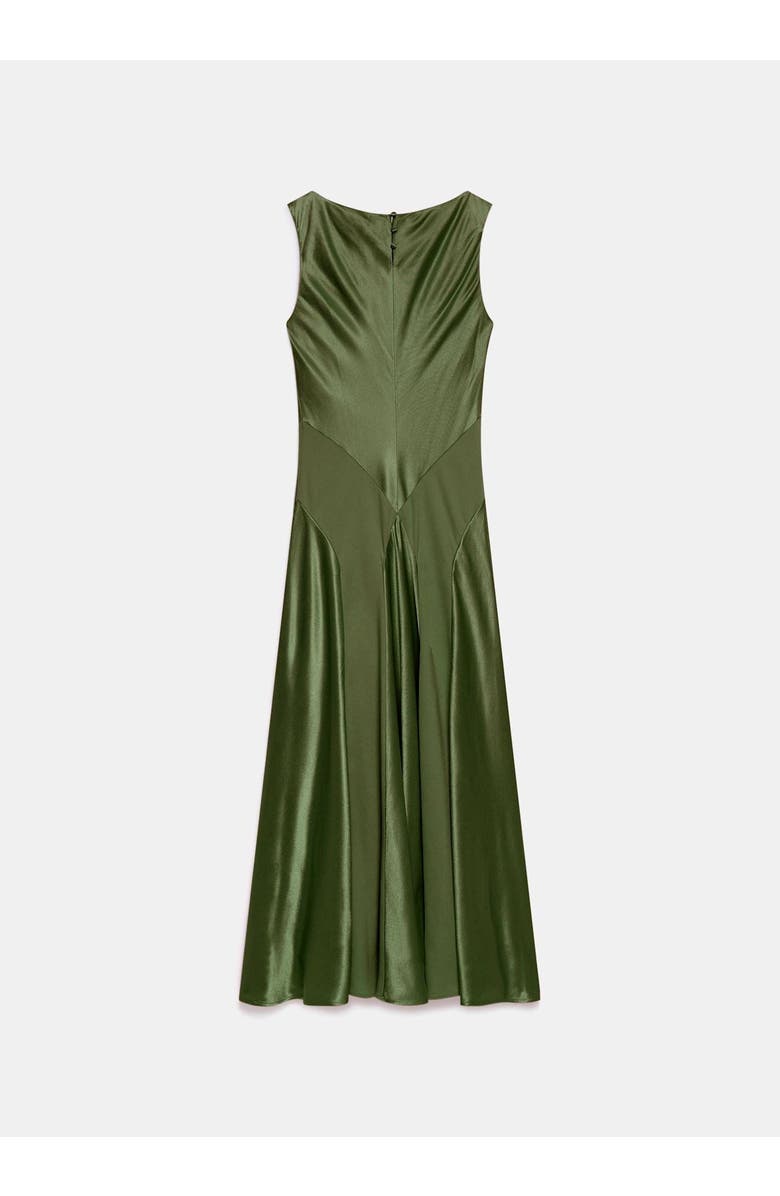 MINT VELVET Panelled Satin Maxi Dress, Alternate, color, Green
