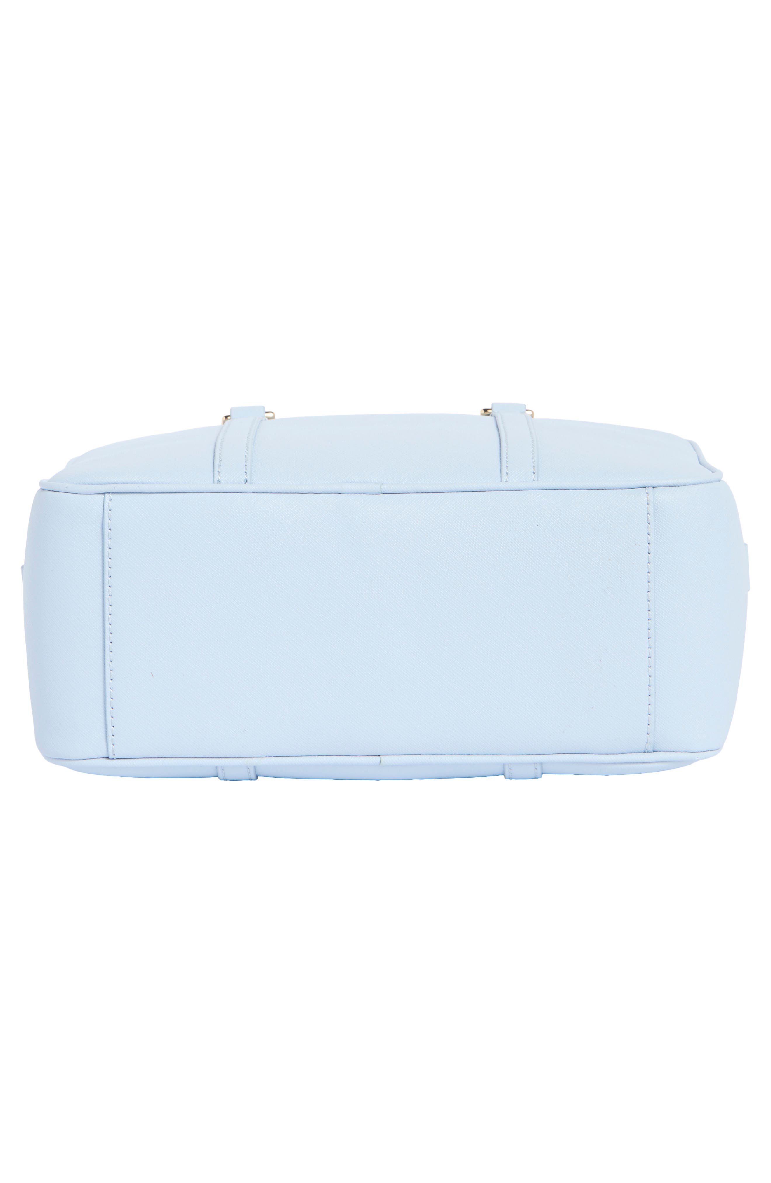 Cole Haan Go Anywhere Leather Satchel, Alternate, color, Skyway