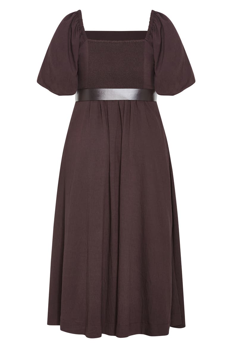 Collins Belted Maxi Dress, Alternate, color, CHOCOLATE