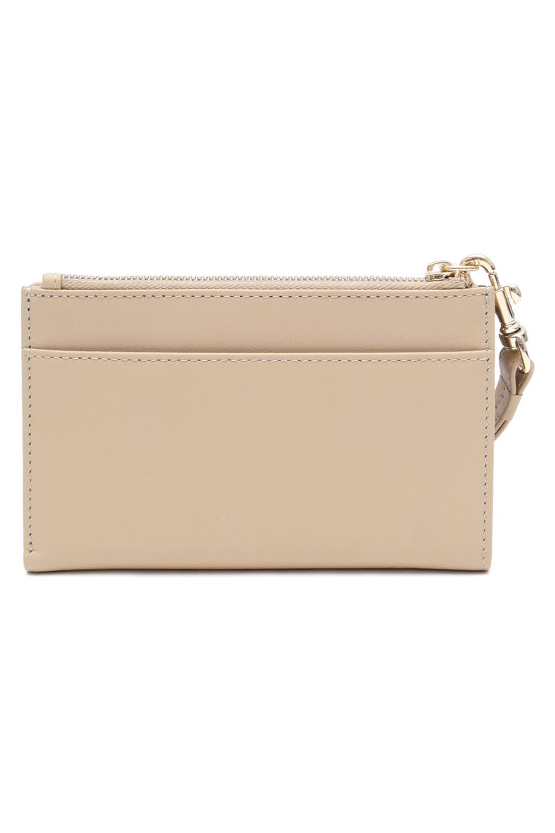Ruby Bifold Leather Wristlet Wallet, Alternate, color, CASHEW