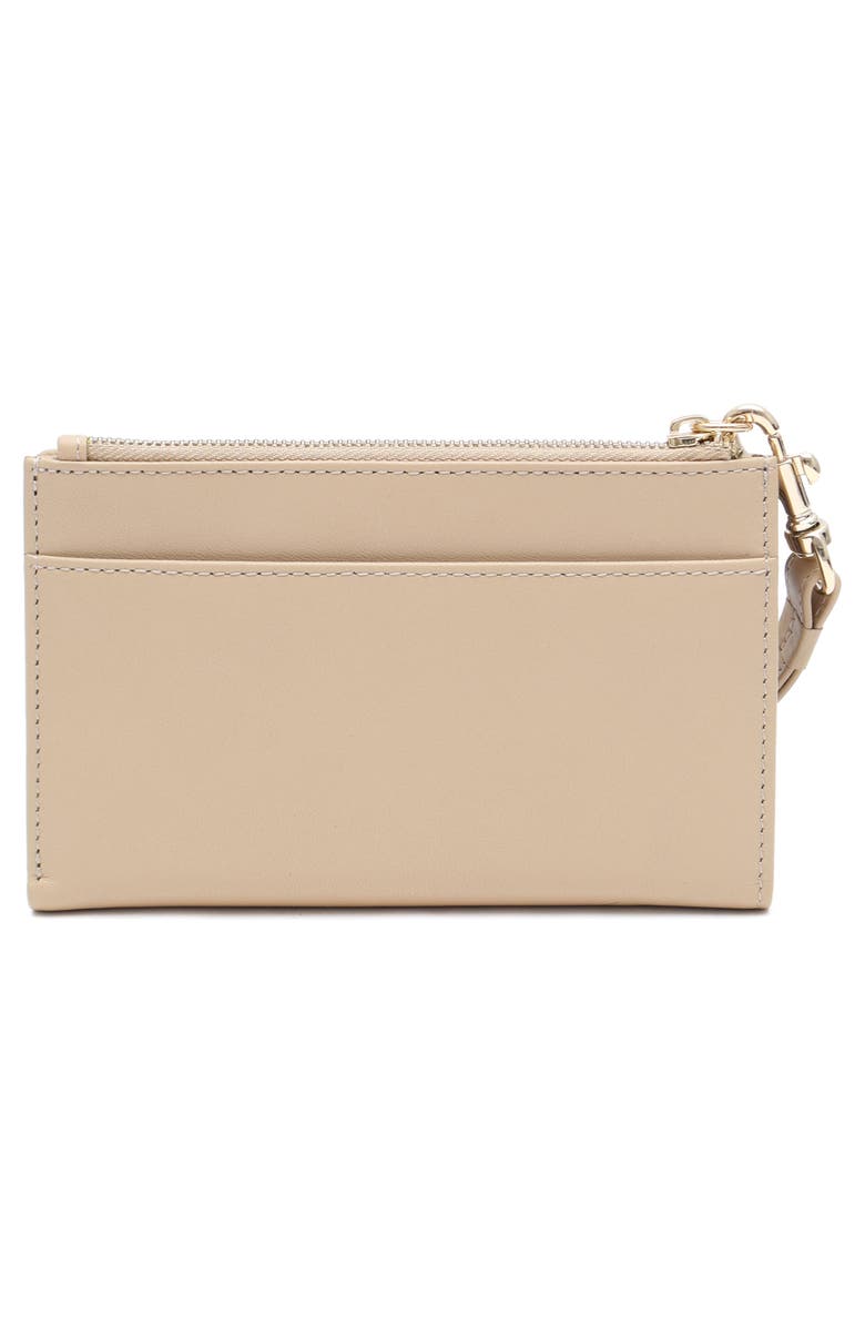 Thacker Ruby Bifold Leather Wristlet Wallet, Alternate, color, Cashew