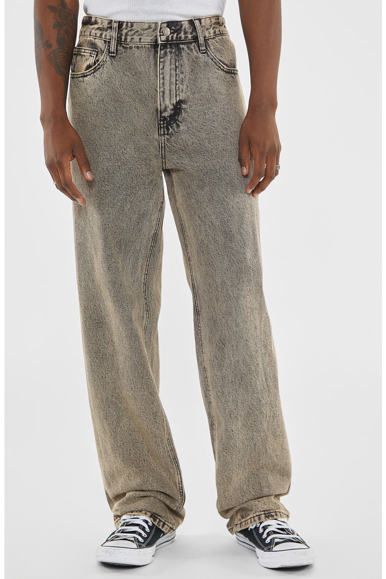 Go Baggy Straight Leg Jeans, Main, color, GREY